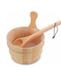 Wooden sauna bucket